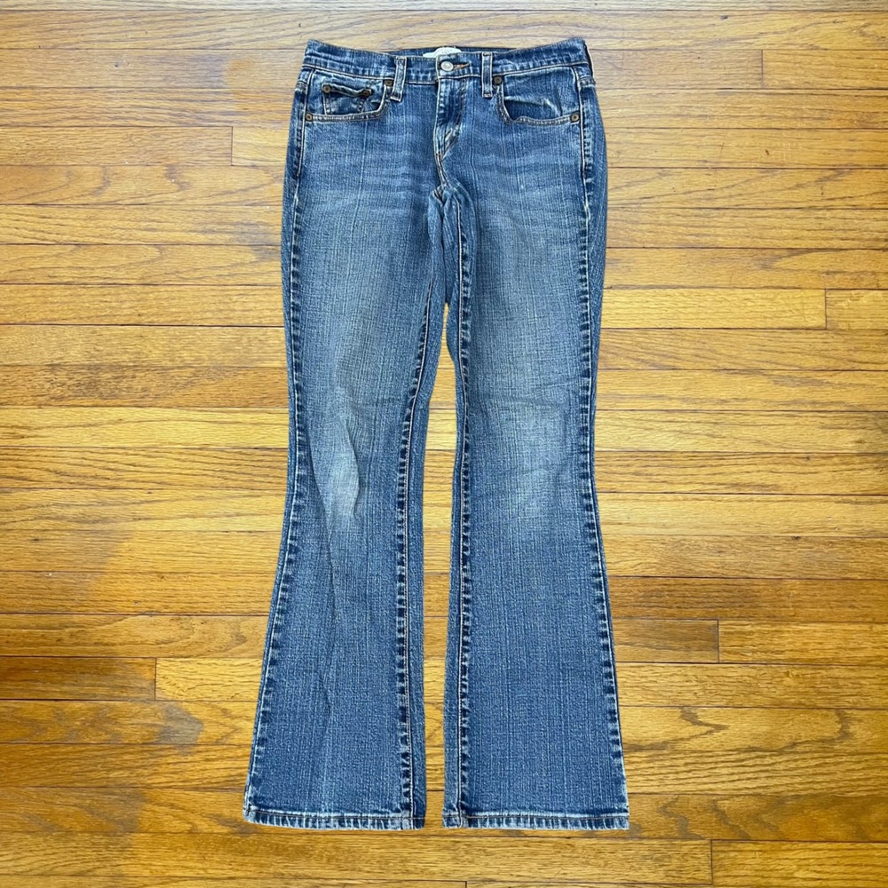 Levis 515 Bootcut Jeans Womens 6M Medium Wash Denim Mid Rise Blue 29x29